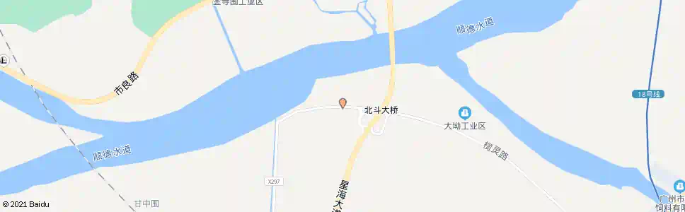 广州北斗桥底_公交站地图_广州公交_妙搜公交查询2025