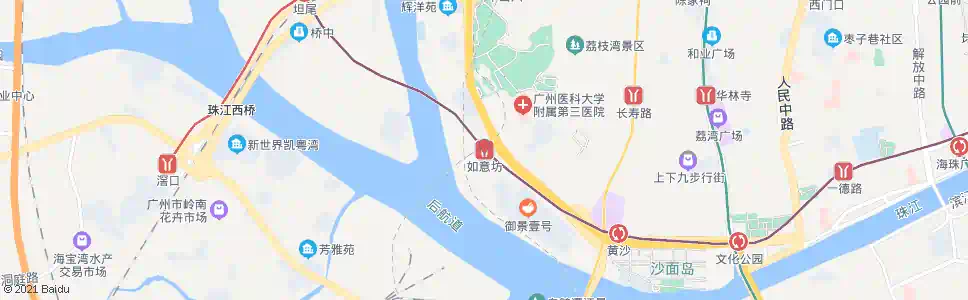 广州如意坊站_公交站地图_广州公交_妙搜公交查询2025
