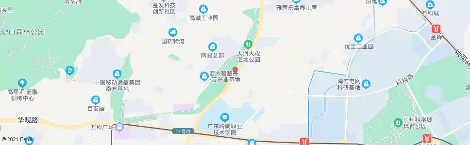 广州大观路北总站_公交站地图_广州公交_妙搜公交查询2025