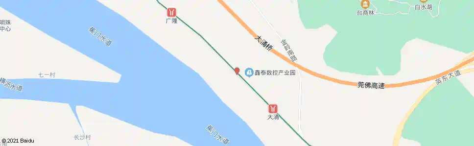 广州大涌路口_公交站地图_广州公交_妙搜公交查询2025