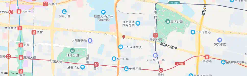 广州员村(黄埔大道)_公交站地图_广州公交_妙搜公交查询2025