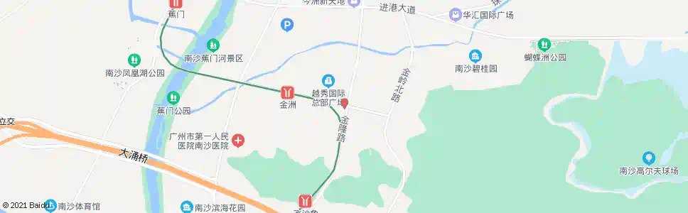 广州双山大道_公交站地图_广州公交_妙搜公交查询2025