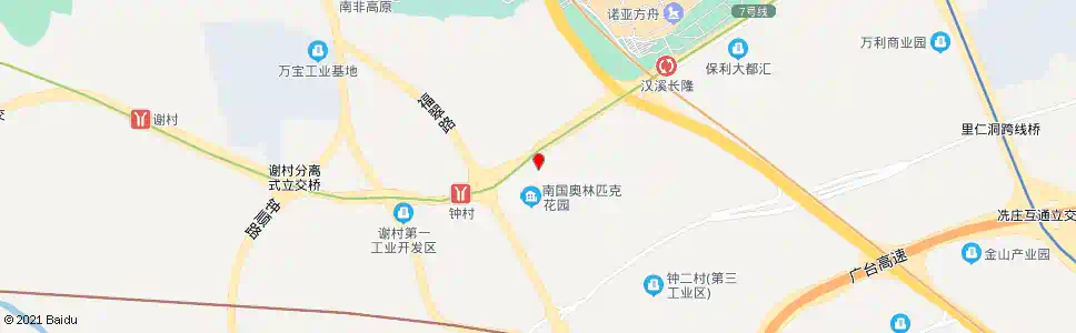 广州南奥高尔夫酒店_公交站地图_广州公交_妙搜公交查询2025
