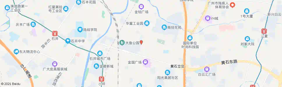 广州石岗西基街_公交站地图_广州公交_妙搜公交查询2025