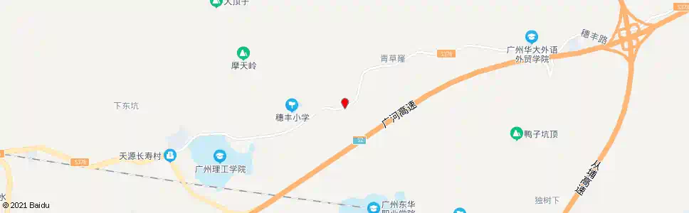 广州大水村_公交站地图_广州公交_妙搜公交查询2025