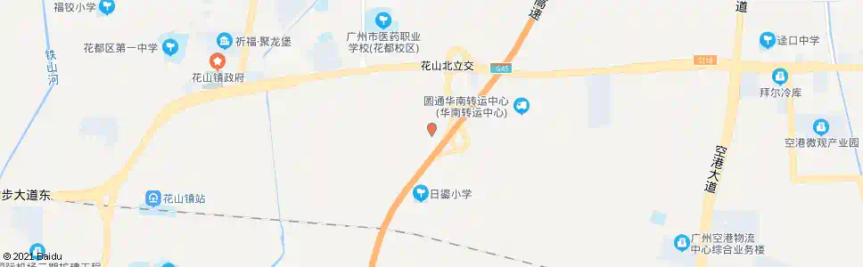 广州平东村委_公交站地图_广州公交_妙搜公交查询2025