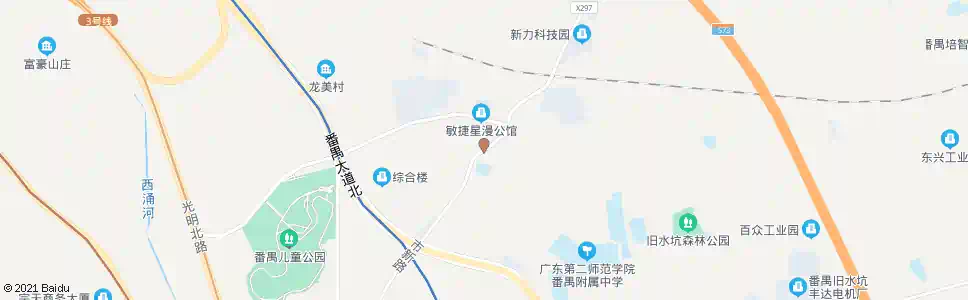 广州蔡三村口_公交站地图_广州公交_妙搜公交查询2025