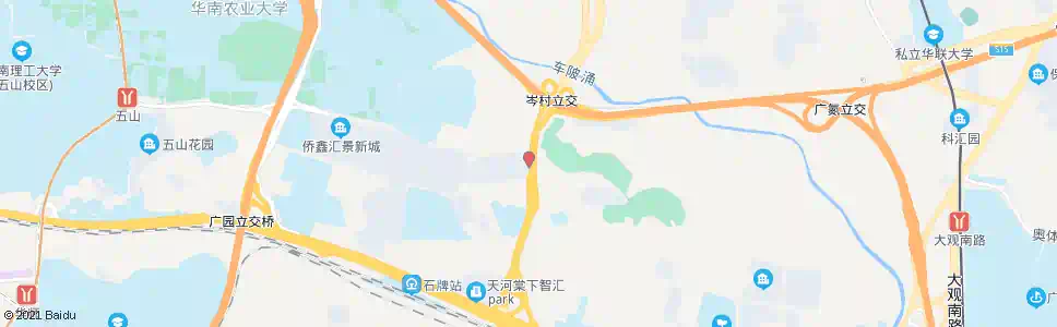 广州汇景新城东总站_公交站地图_广州公交_妙搜公交查询2025