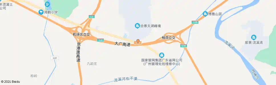 广州北兴天湖峰境总站_公交站地图_广州公交_妙搜公交查询2025