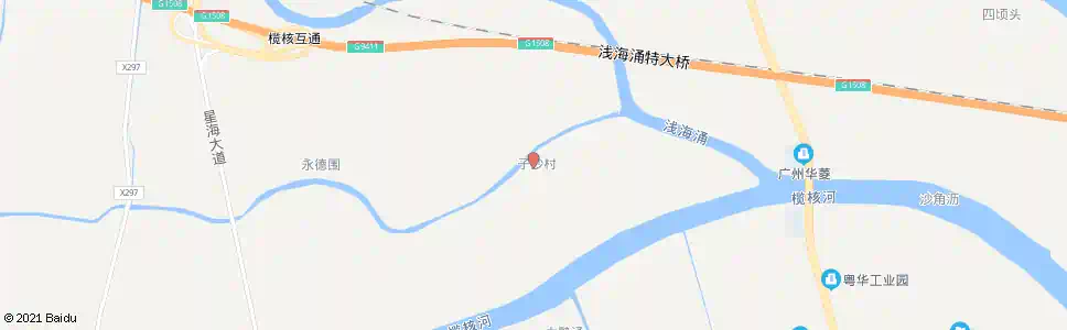 广州子沙村委_公交站地图_广州公交_妙搜公交查询2025