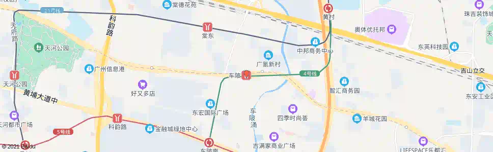广州车陂路口_公交站地图_广州公交_妙搜公交查询2025