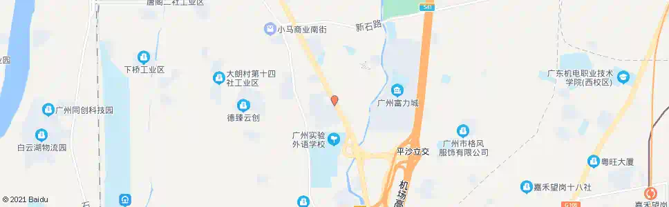 广州平沙_公交站地图_广州公交_妙搜公交查询2025