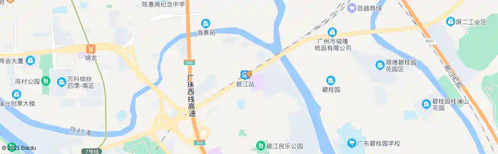 广州碧桂西苑_公交站地图_广州公交_妙搜公交查询2025