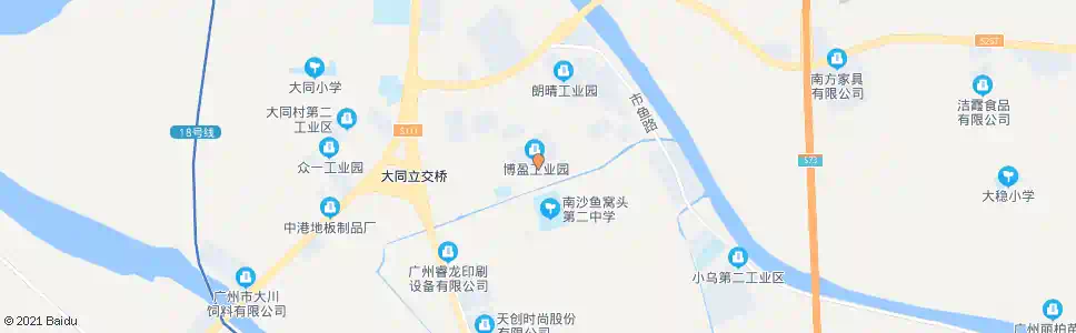 广州博盈_公交站地图_广州公交_妙搜公交查询2025