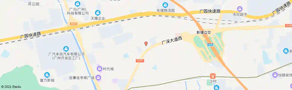 广州沧头村总站_公交站地图_广州公交_妙搜公交查询2025