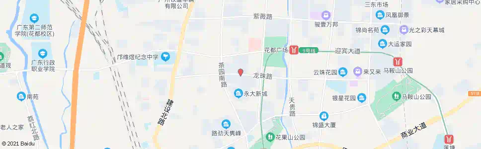 广州金菊花园_公交站地图_广州公交_妙搜公交查询2025