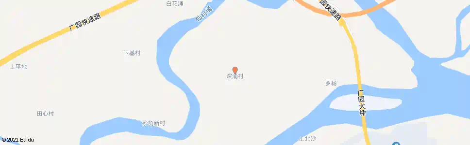 广州深涌村_公交站地图_广州公交_妙搜公交查询2025