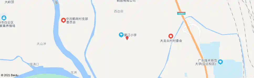 广州蓼江村_公交站地图_广州公交_妙搜公交查询2025