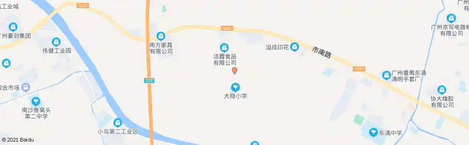 广州大稳村社区服务中心_公交站地图_广州公交_妙搜公交查询2025