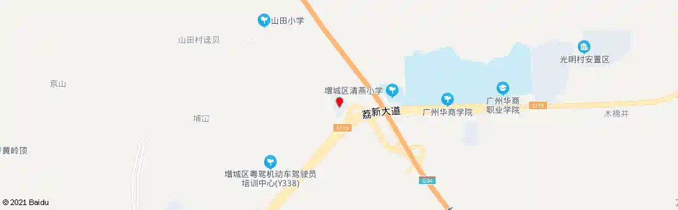 广州肉联厂(增城)_公交站地图_广州公交_妙搜公交查询2025