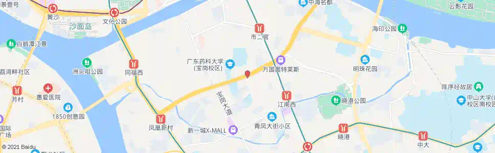 广州南田路_公交站地图_广州公交_妙搜公交查询2025