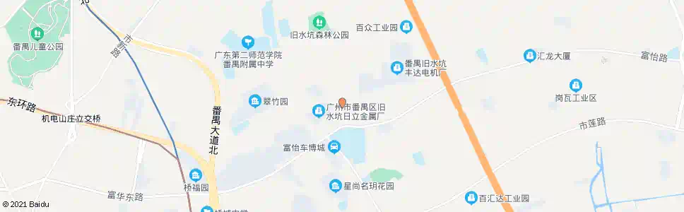 广州美食广场南门_公交站地图_广州公交_妙搜公交查询2025