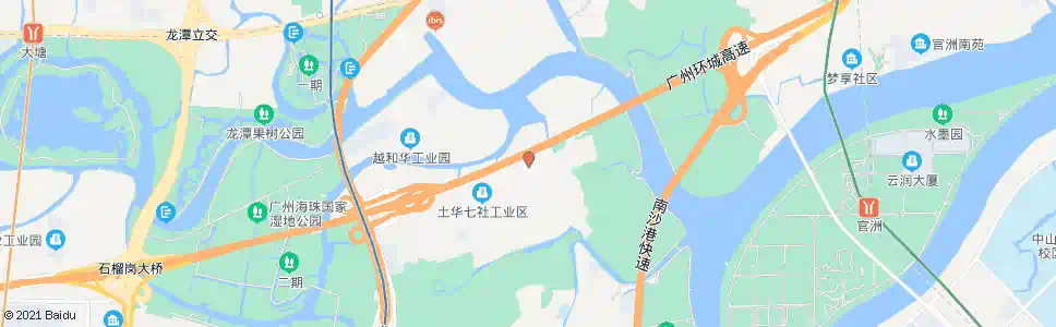 广州土华_公交站地图_广州公交_妙搜公交查询2025