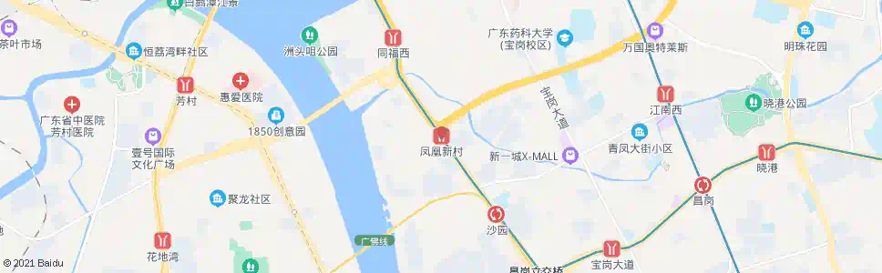广州新村_公交站地图_广州公交_妙搜公交查询2025