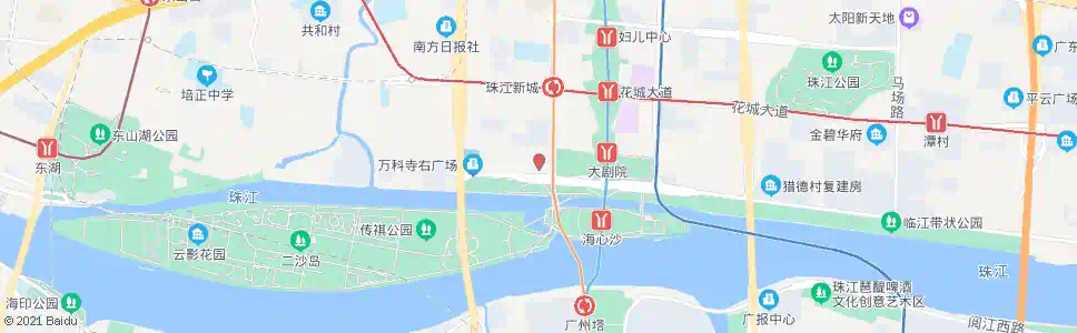 广州信合大厦_公交站地图_广州公交_妙搜公交查询2025