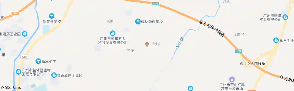 广州儒林村_公交站地图_广州公交_妙搜公交查询2025
