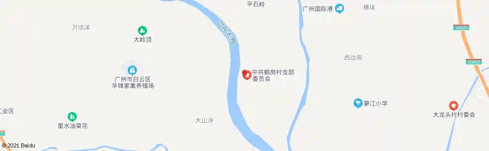 广州鹤岗村_公交站地图_广州公交_妙搜公交查询2025