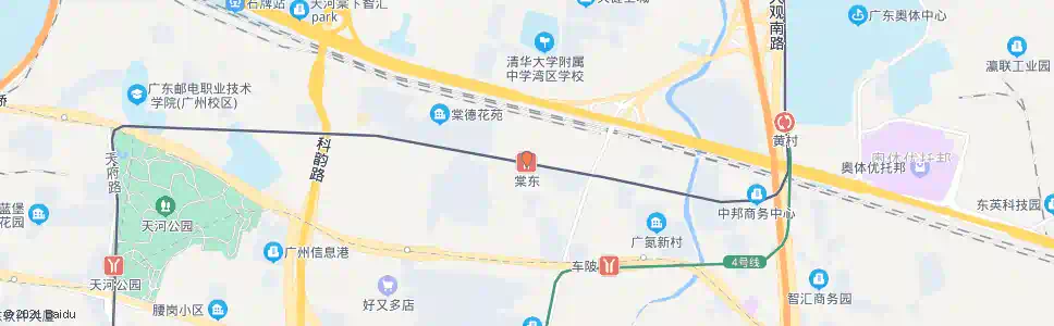 广州BRT棠东_公交站地图_广州公交_妙搜公交查询2025