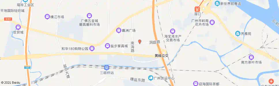 广州中南花园_公交站地图_广州公交_妙搜公交查询2025