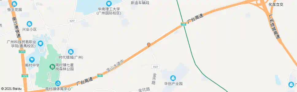 广州金市路口_公交站地图_广州公交_妙搜公交查询2025
