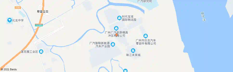 广州广汽荻原基地_公交站地图_广州公交_妙搜公交查询2025
