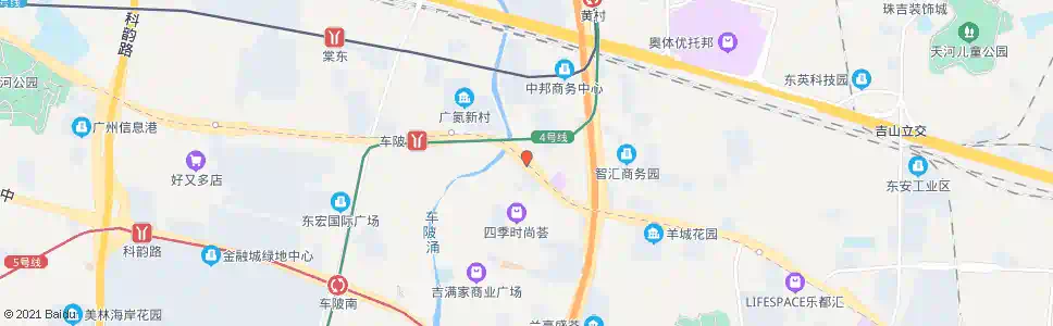 广州东圃村_公交站地图_广州公交_妙搜公交查询2025