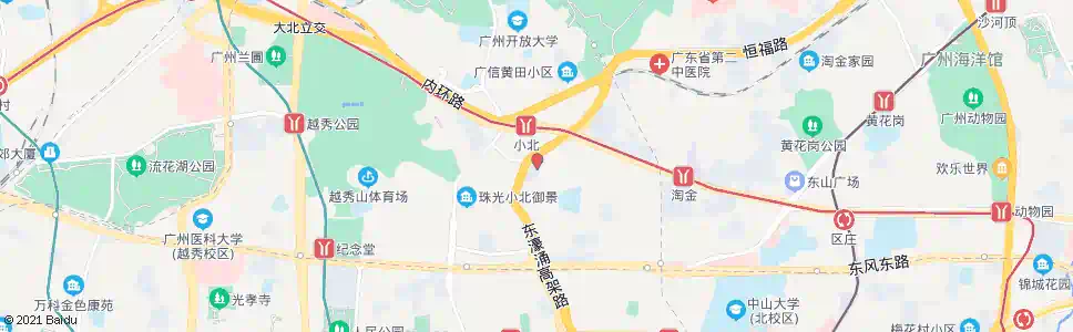 广州黄华路_公交站地图_广州公交_妙搜公交查询2025
