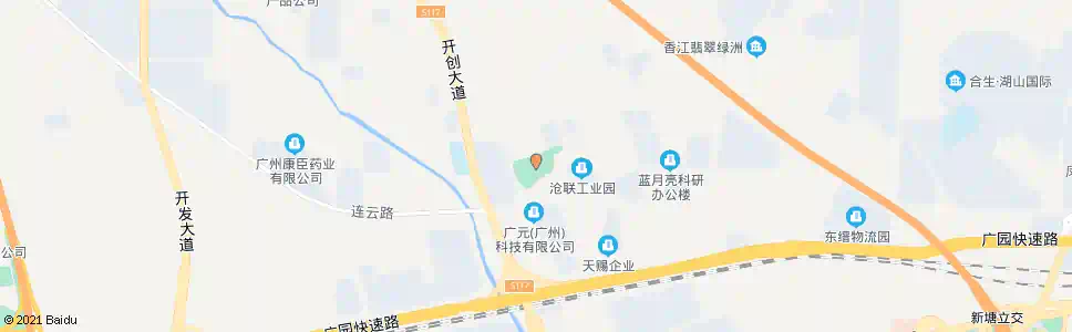 广州诚联公园_公交站地图_广州公交_妙搜公交查询2025