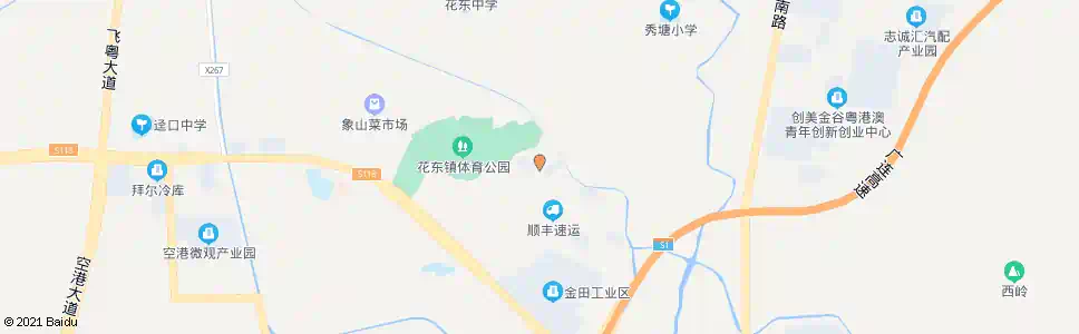 广州象山村_公交站地图_广州公交_妙搜公交查询2025