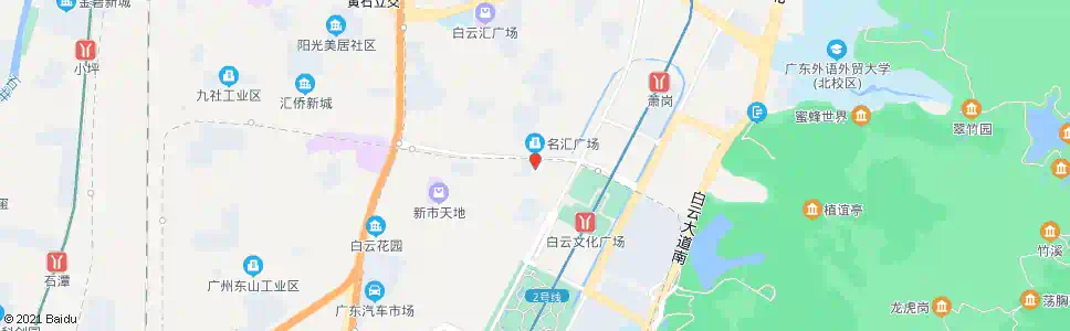 广州花园路口_公交站地图_广州公交_妙搜公交查询2025