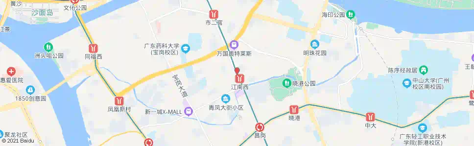 广州南村_公交站地图_广州公交_妙搜公交查询2025