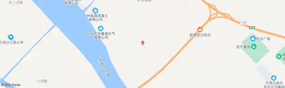 广州红港村_公交站地图_广州公交_妙搜公交查询2025