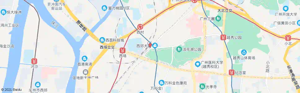 广州合和路西_公交站地图_广州公交_妙搜公交查询2025