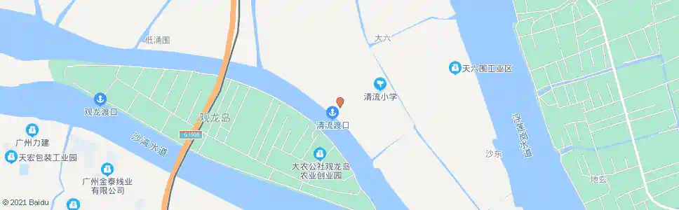 广州清流村_公交站地图_广州公交_妙搜公交查询2025