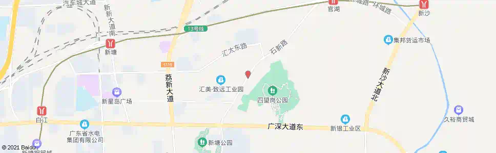 广州瑶田村_公交站地图_广州公交_妙搜公交查询2025