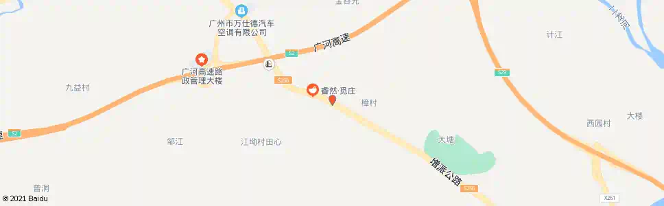 广州江坳绿道综合服务区_公交站地图_广州公交_妙搜公交查询2025