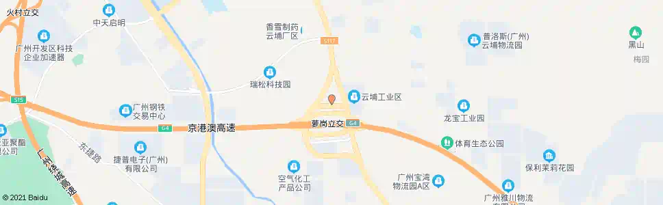 广州云埔工业区_公交站地图_广州公交_妙搜公交查询2025