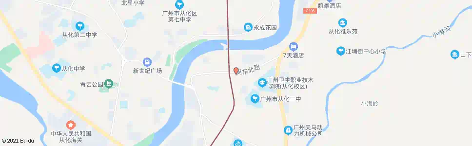 广州大江路口_公交站地图_广州公交_妙搜公交查询2025