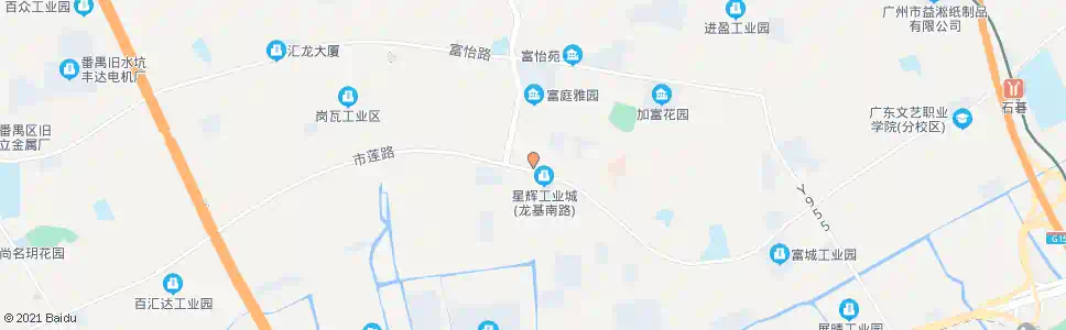 广州石基村(市莲路)_公交站地图_广州公交_妙搜公交查询2025