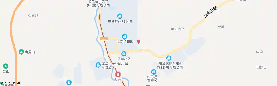 广州凤凰三横路南_公交站地图_广州公交_妙搜公交查询2025